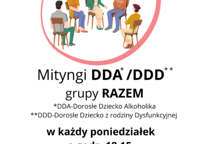 Mityngi DDA/DDD – w każdy poniedziałek!