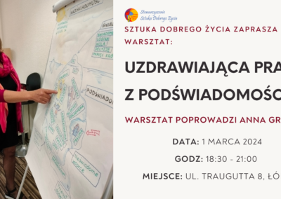 Uzdrawiająca praca z podświadomością – Warsztat