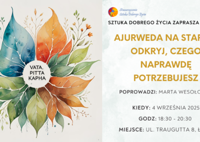 Ajurweda na start – odkryj, czego naprawdę potrzebujesz